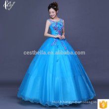 New Style Blue spaghetti Strap Formal Cocktail Party Prom Ball Gown Robe de mariée